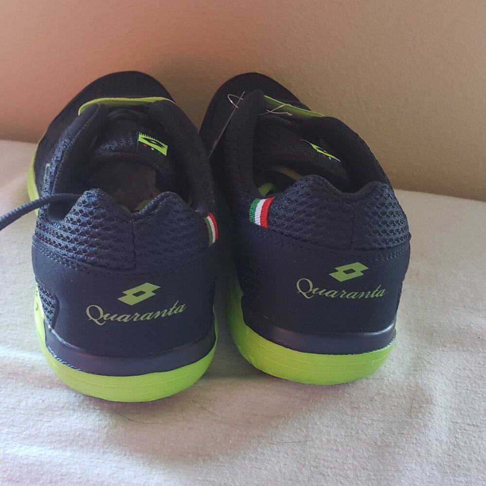 New Lotto Navy Neon Green Sneakers. Men 11,5 - Picture 5 of 10